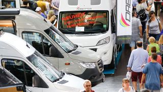 Auf dem Caravan-Salon 2019 präsentieren die verschiedenen Marken rund 2.100 Fahrzeuge. (Messe Düsseldorf/Constanze Tillmann.)