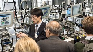 In China ist das Interesse an Industrie 4.0 groß, wie auch das Demonstrationszentrum des Karlsruhe Institute of Technology (KIT) zeigt. Die Pläne der Regierung gehen aber weiter. (KIT)