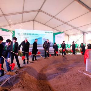Spatenstich der neuen Produktionsstätte von Schaeffler in Xiangtan, Provinz Hunan.