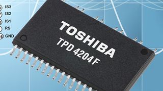 Toshiba: Die Multi-Chip-Konfiguration des IPD TPD4204F integriert sechs MOSFETs und einen Treiber-IC. (Bild: Toshiba Electronics Europe)