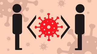 Physiker der Westfälischen Wilhelms-Universität Münster haben in Modell-Simulationen nachgewiesen, dass die COVID-19-Infektionszahlen durch „Social Distancing“ deutlich sinken. (Symbolbild) (gemeinfrei)