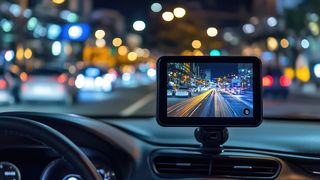Eine Dashcam im Auto hält das Verkehrsgeschehen fest.  (Bild: © IndigoElf – stock.adobe.com_KI-generiert)
