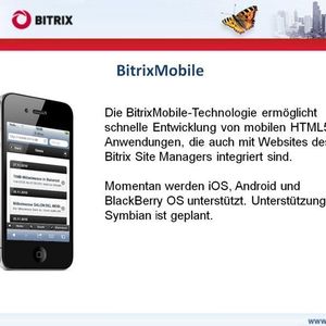 Ab sofort unterstützt der Bitrix Site Manager auch die Erstellung von mobilen HTML5-basierten Webseiten.