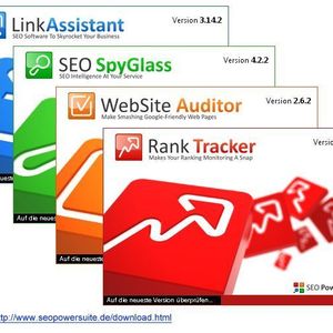 Downloaden und installieren Sie die SEO PowerSuite. Diese beinhaltet die Programme Rank Tracker, WebSite Auditor, SEO SpyGlass und LinkAssistant. Die Sprache kann bei der Installation ausgewählt oder nachträglich unter „Voreinstellungen: Sprachen Einstellungen“ geändert werden.