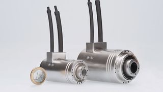 Kleinste dynamische Hohlwellenmotoren: RDU25-HW (links) und RDU38-HW von TQ-Systems. (TQ-Group)