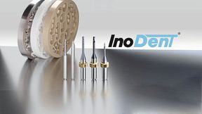 Mit Inodent bietet Inovatools ein vollständiges Werkzeugprogramm für die CAD/CAM-Fertigung von Kronen, Brücken, Implantaten, Abutments und Prothesen an. (Bild: Inovatools)