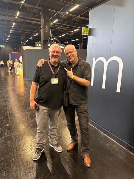 Klaus Rüther, der jetzt bei api ist, mit Achim Reichstein (r., S&K). (Bild: Vogel IT-Medien)