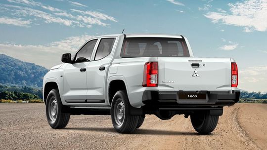 Den Antrieb der sechsten Generation des L200 übernimmt ein 2,4-Liter-Biturbo-Diesel mit 150 kW/204 PS.(Bild:  Mitsubishi)