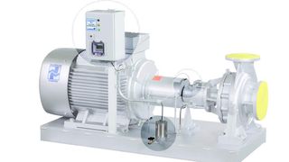 Zustandsüberwachung für Pumpen ist ein Schwerpunkt des Achema-Auftritts von Allweiler. Die Allready-Box registriert Schäden an den kritischen Komponenten einer Pumpe. Bild: Allweiler (Archiv: Vogel Business Media)
