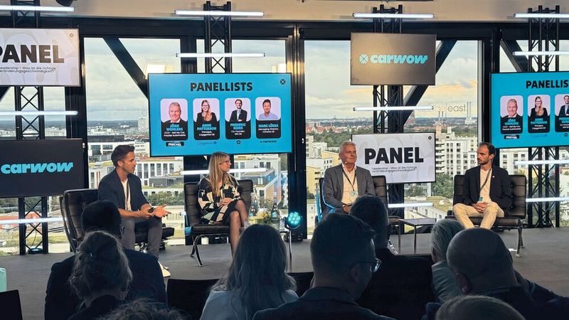 Ein weiteres Diskussionspanel widmete sich Führungsfragen in der Automotive-Branche. (Bild: Achter – VCG)