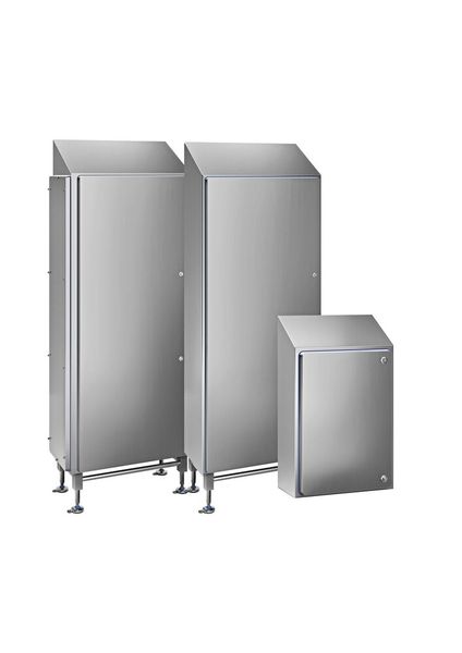 Die Edelstahl-Schaltschränke von Elcase sind in Standardgrössen als kundenspezifische Sonderlösungen verfügbar. (Bild: Elcase)