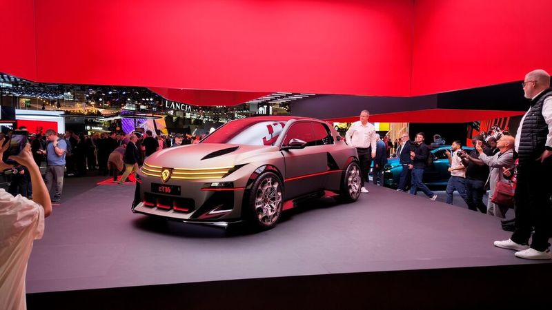 E-T16 is the name of a wide-body concept from Peugeot that is likely to offer clues about the design of the new 208. (Image:sp-x)