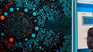 Ufuk Ozer von Delta Electronics auf dem letztjährigen SPS-Messestand des Unternehmens. (Bild: Delta Electronics/frei lizenziert)