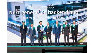 Infineon hat eine neue Fabrik im thailändischen Samut Prakan eröffnet. Derzeit sind an dem Standort südlich von Bangkok 350 Menschen beschäftigt, mit dem Hochlauf des ersten von fünf möglichen Modulen soll diese Zahl auf 1.000 steigen. (Bild: Infineon)