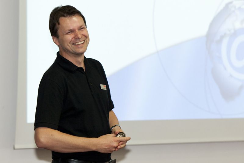 NCP-Produktmanager Swen Baumann gab der Reseller-Gemeinde einen Ausblick auf künftige Entwicklungen. (Archiv: Vogel Business Media)
