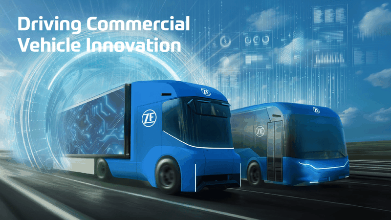Die Dekarbonisierung von Nutzfahrzeugen wird nächste Woche ein Fokus-Thema der IAA Transportation sein. ZF wirbt für einen technologieoffeneren Ansatz.(Bild:  ZF)