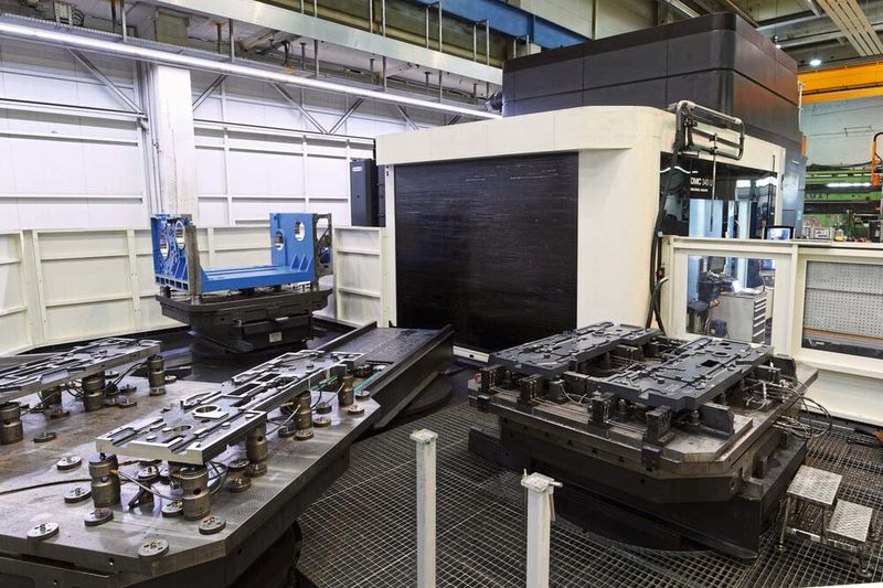 Platz 3: Mit Flexibilität beim Spannen und Zerspanen bewältigen AMF und Koenig & Bauer gemeinsam die Vielfalt der Werkstücke für die erfolgreichen Bogenoffsetdruckmaschinen. (Bild: AMF)