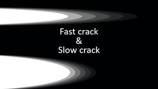 Researchers from The University of Tokyo Institute of Industrial Science developd an experimentally supported mathematical model that defines the velocity jump mechanism in crack propagation. (Institute of Industrial Science, the University of Tokyo)