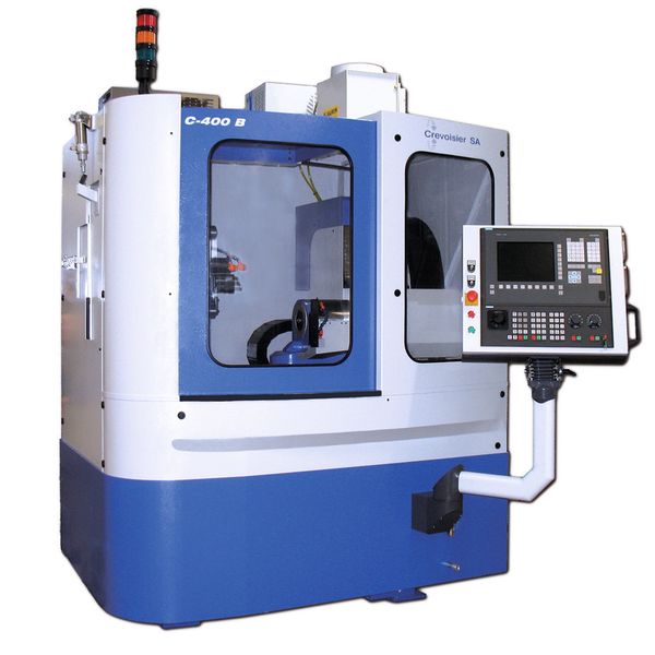 Endbearbeitungsmaschine 6-Achs-Achs-CNC und eine Positionierachse. (Bild: Crevoisier)