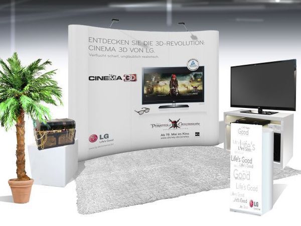 LG startet die Marketing-Kampagne mit dem Kinostart von „Pirates of the Caribbean – Fremde Gezeiten“ am 19. Mai 2011. (Archiv: Vogel Business Media)