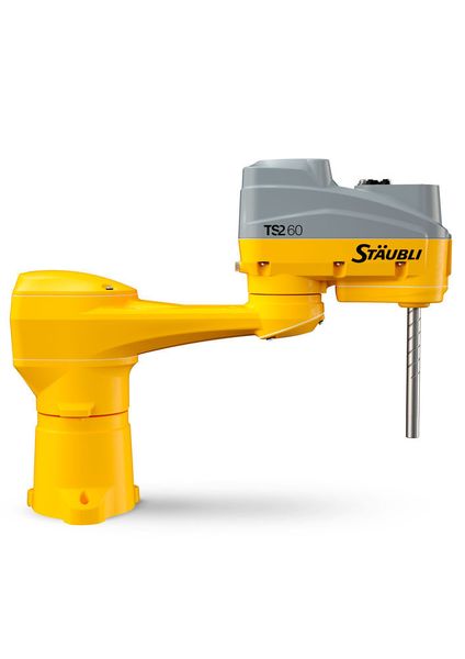Die neue Scara-Baureihe TS2 ist jetzt modular aufgebaut und verfügt erstmals über die Stäubli eigene JCS-Antriebstechnik. (Stäubli)