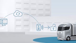 Bosch will Lkw per Smartphone öffnen und starten. (Bild: Bosch)