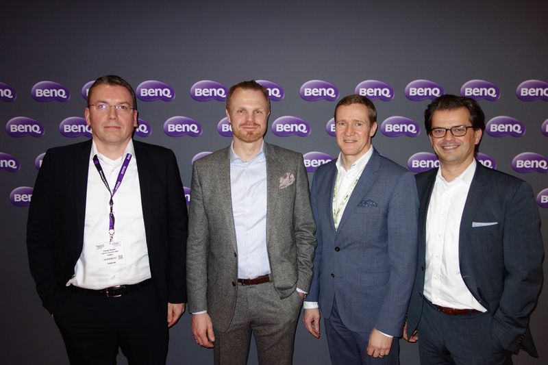 BenQ und Kern & Stelly feiern ihr Einjähriges.. (Bild: IT-BUSINESS)