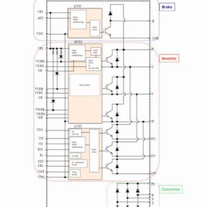 Bild 4: DIPIPM+-Blockdiagramm(Bild:  Mitsubishi Electric)