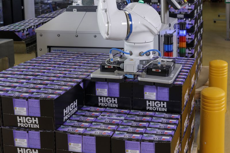 Eine zentrale Komponente ist das von Profipack selbst entwickelte, modulare MRK-Leichtbau-Vakuum-Greifsystem. (Bild: Yaskawa Europe GmbH)