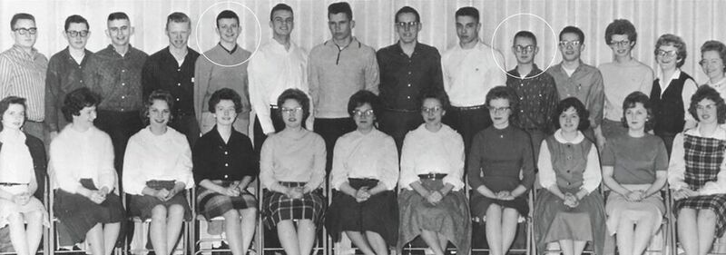 Sie hatten gute Schulnoten, ein tadelloses Benehmen und engagierten sich in gemeinnützigen Projekten: Die Schüler Mark Larson (li.) und Ron Stordahl (re.) waren 1961 Mitglieder in der National Honor Society (NHS). (Bild: Digi-Key)