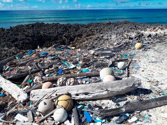 Debris accumulating on Aldabra Atoll, a remote coral island and Uncesco World Heritage Site in the southwestern Seychelles. These photographs were taken as part of a major 2019 clean-up operation on the island, the Aldabra Clean-Up Project (part-organised by researchers at the University of Oxford). Debris accumulating on Aldabra Atoll, a remote coral island and Uncesco World Heritage Site in the southwestern Seychelles. These photographs were taken as part of a major 2019 clean-up operation on the island, the Aldabra Clean-Up Project (part-organised by researchers at the University of Oxford).