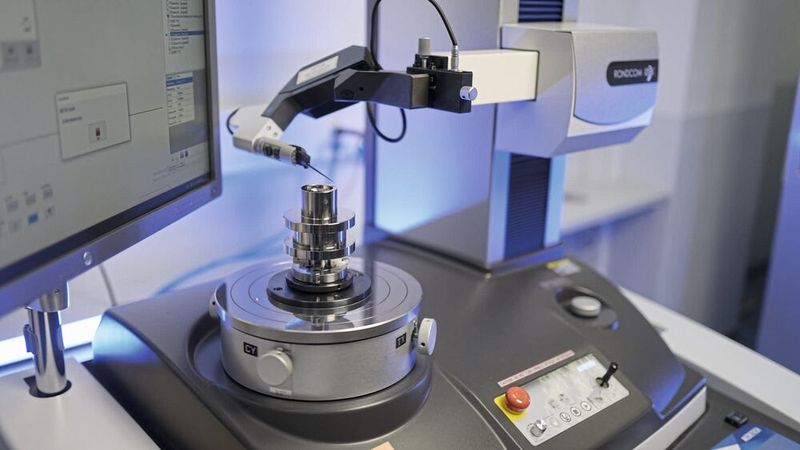 Exakte Form- und Laufabweichungsanalyse mittels Accretech Rondcom. (Bild: Accretech)