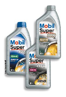 Diese Jahr neu erschienen: Die Produktlinie „Super“. Sie bildet die Basis der Mobil-Motoröle für den Pkw-Bereich.  (Foto: Exxon Mobil)