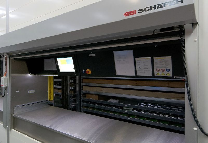 Egalement adapté au stockage des tout petits composants. (Image: SSI-Schaefer)