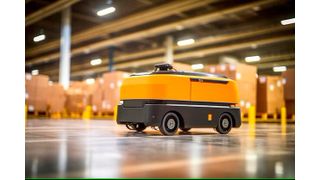 Who would have thought that driverless transport vehicles (DTVs) could be effectively controlled by voice? Additionally, there is now a retrofit system capable of detecting suspicious noises in milling machines. Read on! (Image:AGV Professional)