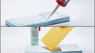 Anwendungsbeispiel einer Sandwich-Verklebung. Hat das Sandwich-Element eine tragende Funktion wie z.B. bei Lkw-Aufbauten, verwendet man häufig aufschäumende 1-K PUR Klebstoffe (z.B. Technicoll 8344). (Bild: Ruderer)