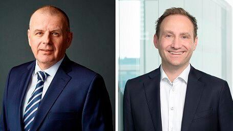 Martin Kössler (l.) und Dr. Stefan Koch sind das neue Führungsteam von ALD Automotive und Leaseplan in Deutschland.(Bild:  ALD Automotive I Leaseplan)