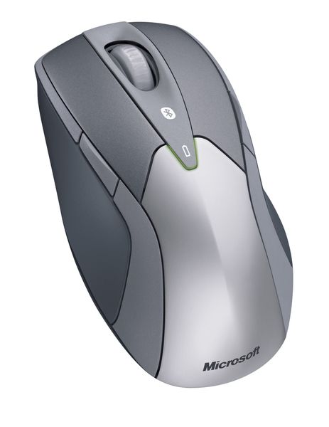 Die Wireless Laser Mouse 8000 mit Aluminium-Oberfläche kommuniziert über Bluetooth. (Archiv: Vogel Business Media)