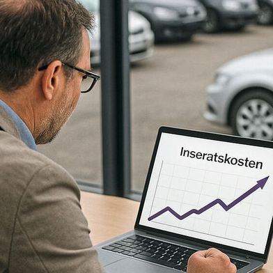 Auch 2026 steht für Händler auf Mobile.de eine dicke Preiserhöhung an. (Bild: GPT Image Generator / KI-generiert)