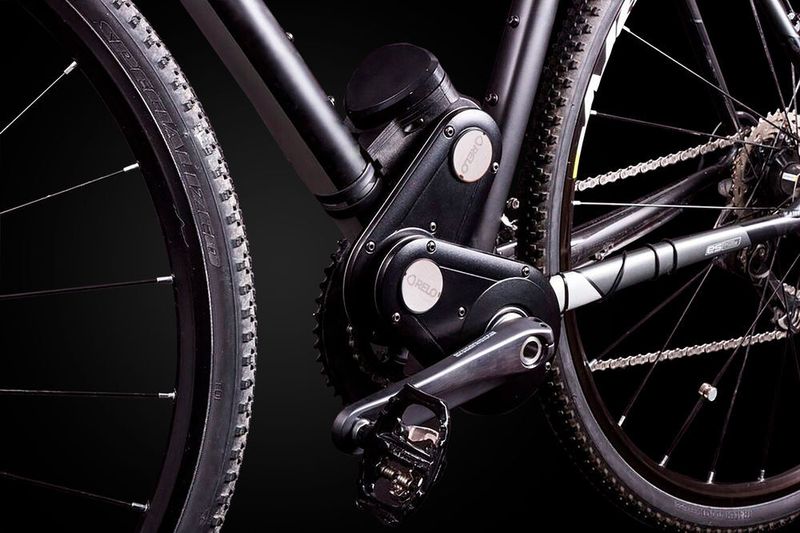 Das Start-Up Relo hat den ersten abnehmbaren Elektroantrieb für das Fahrrad entwickelt. (Bild: Relo)