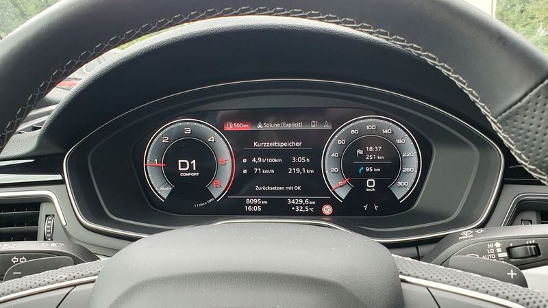 4. Der Verbrauch: Der Verbrauch war nach zwei Wochen Testfahrt tatsächlich eine positive Überraschung. Wer achtsam auf das Gaspedal drückt, schafft es sogar unter fünf Liter auf 100 Kilometer. Selbst bei zügiger Fahrweise überschreitet man selten die sechs Liter. (Bild: Mauritz – VCG)