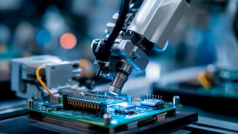 A compact three‑phase inverter platform based on the EPC33110 integrated GaN module delivers high switching frequency and power density for robotic joints and lightweight drone propulsion, combining monolithic half‑bridges, integrated drivers and simplified PCB layout.(Source: ©  Laura - stock.adobe.com)