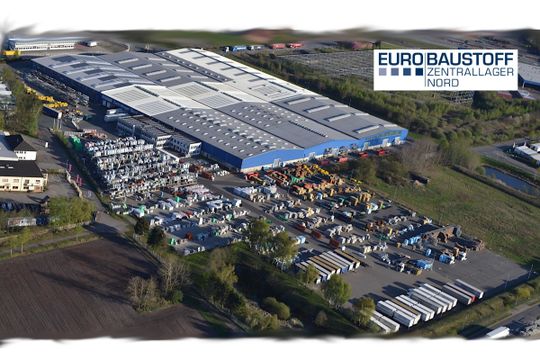 Eurobaustoff Zentrallager Nord betreibt einen Standort in Sittensen.(Bild:   Eurobaustoff)