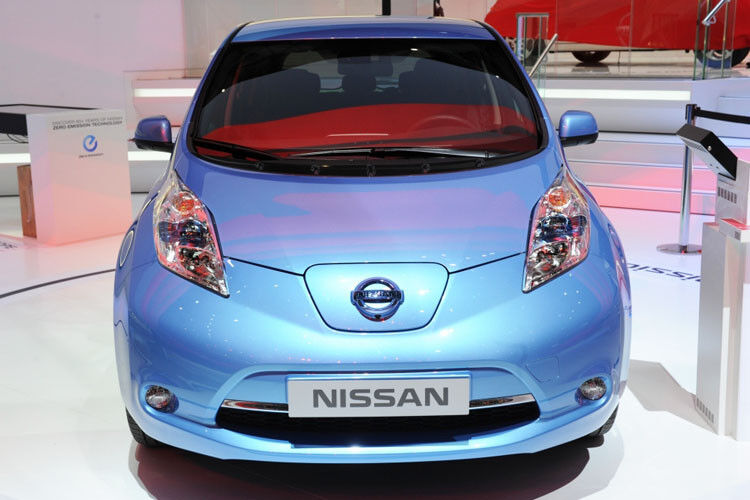 Nissan setzt ebenfalls auf Elektromobile und präsentiert in Genf die europäische Version des Leaf. (Foto: Nissan)