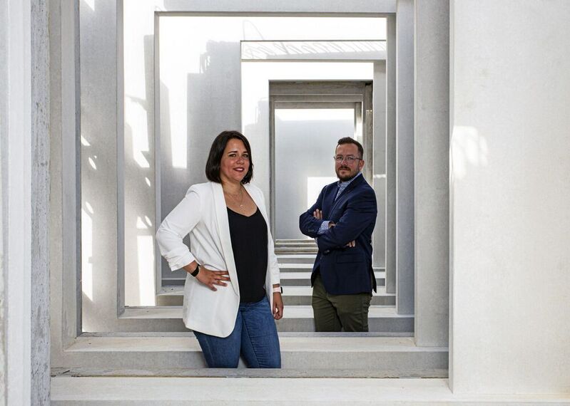 Noémie Carera, co-directrice, et Alexis Moullet, co-directeur de MFP préfabrication SA.