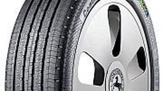 Groß, schmal, geschlossenes Profil: So sehen laut Conti Reifen für E-Autos aus. (Continental)