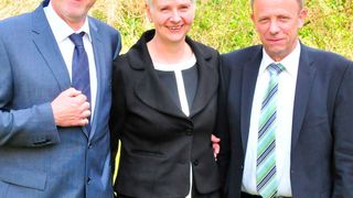 Frank Wielpütz (li.), Birgit Behrens und Uwe Behrens sind Geschäftsführer der neuen Gütegemeinschaft Service. (Foto: Büttner/Redaktion »kfz-betrieb«)