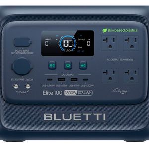 Bluetti introduced the Elite 100 V2, a partially bio-based edition of its Elite 100 portable power station. The housing is made of Bayblend RE polycarbonate from Covestro, which is assigned 25 percent bio-based raw materials through mass balancing. According to calculations, this can reduce the CO2 footprint of the housing by over one fifth compared to the conventional model.(Image: Bluetti)