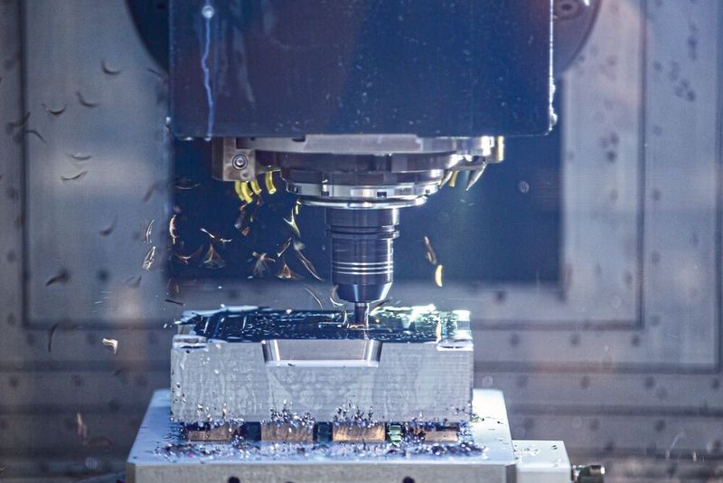 Schruppen der Innenform mit dem Horn-HPC-Fräser. (Bild: HORN/Sauermann)