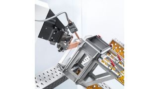 Das neue Laserschweißverfahren Fusion Line schließt sogar Spalte bis zu einem Millimeter Breite. Damit lassen sich nun auch Bauteile wirtschaftlich bearbeiten, die nicht fürs Laserschweißen optimiert sind. (TRUMPF)